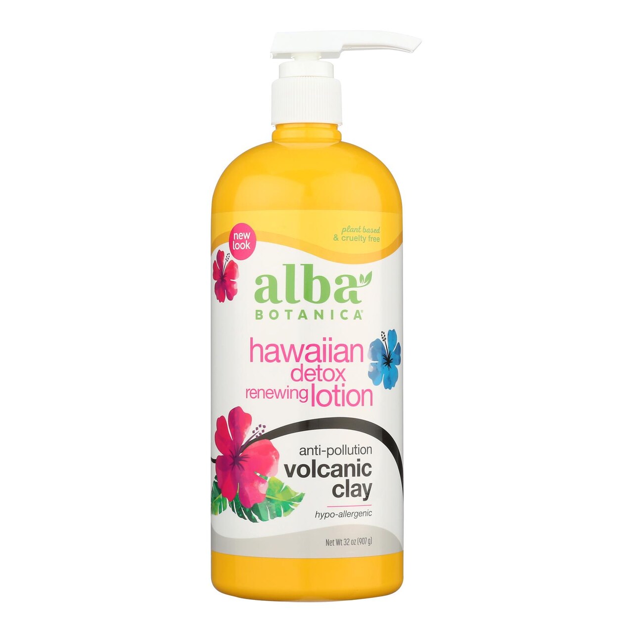 Alba Botanica Hawaiian Detox Body Lotion Anti Pollution Volcanic Clay - 1 Each - 32 oz